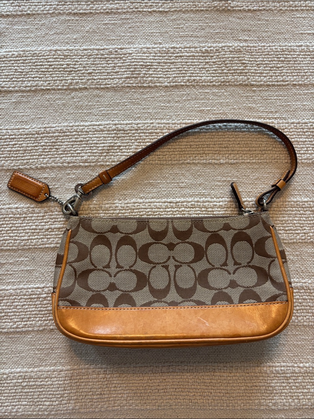 Vintage Coach Signature Demi Bag